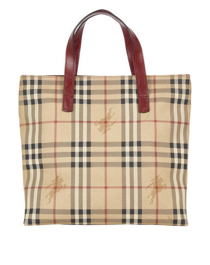 Burgandy Top handle tote, front view